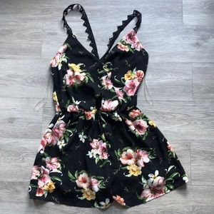 Lush Floral Romper